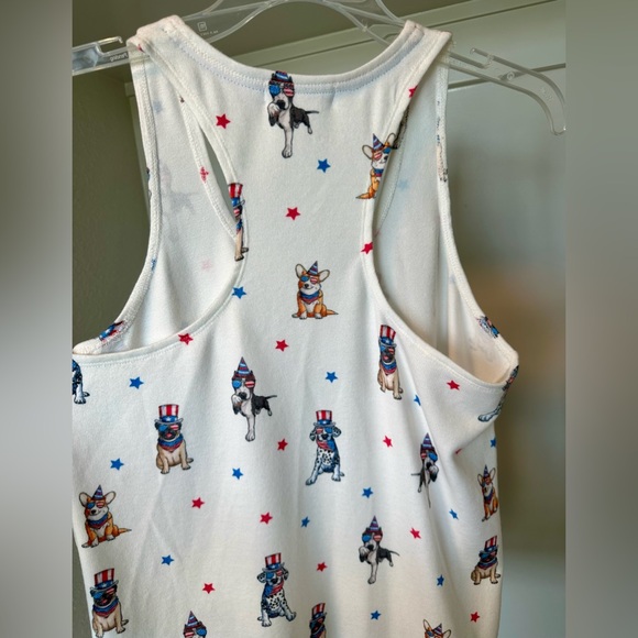 NWT PJ SALVGE Star Spangled Racerback Tank Size XS - Picture 8 of 11